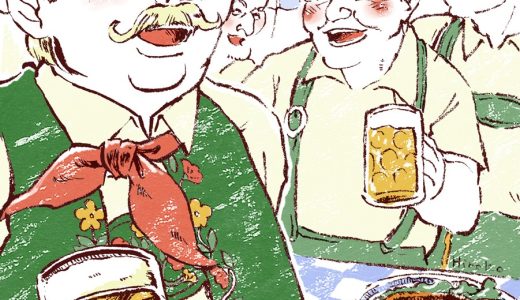 オクトーバーフェストを楽しむハインツ(ドイツ)