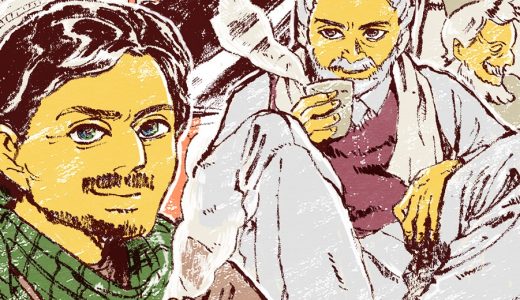 トラック野郎のファハド(右)とシャーヒド(左)(パキスタン)